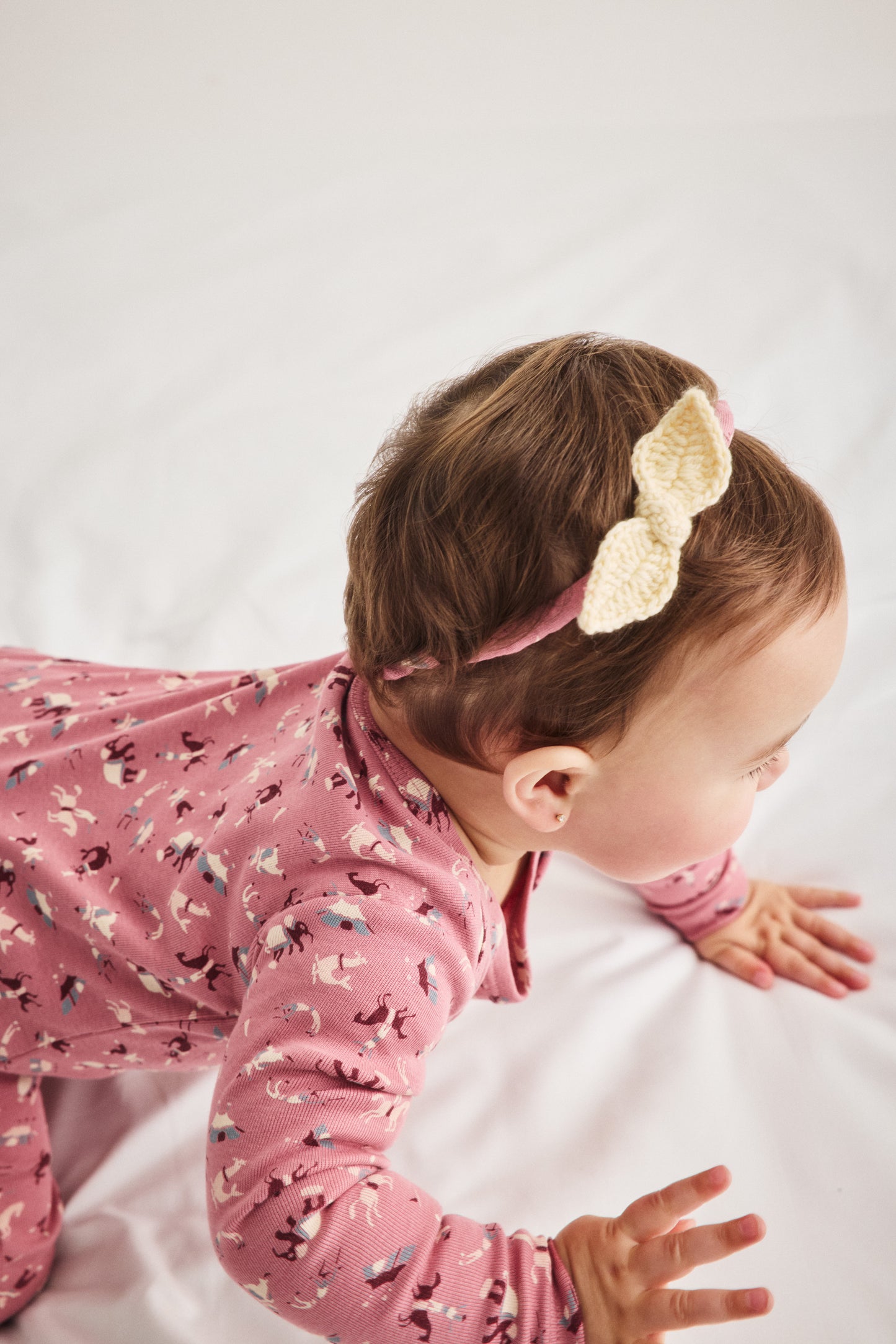 Baby Leaf Headband - Shortbread