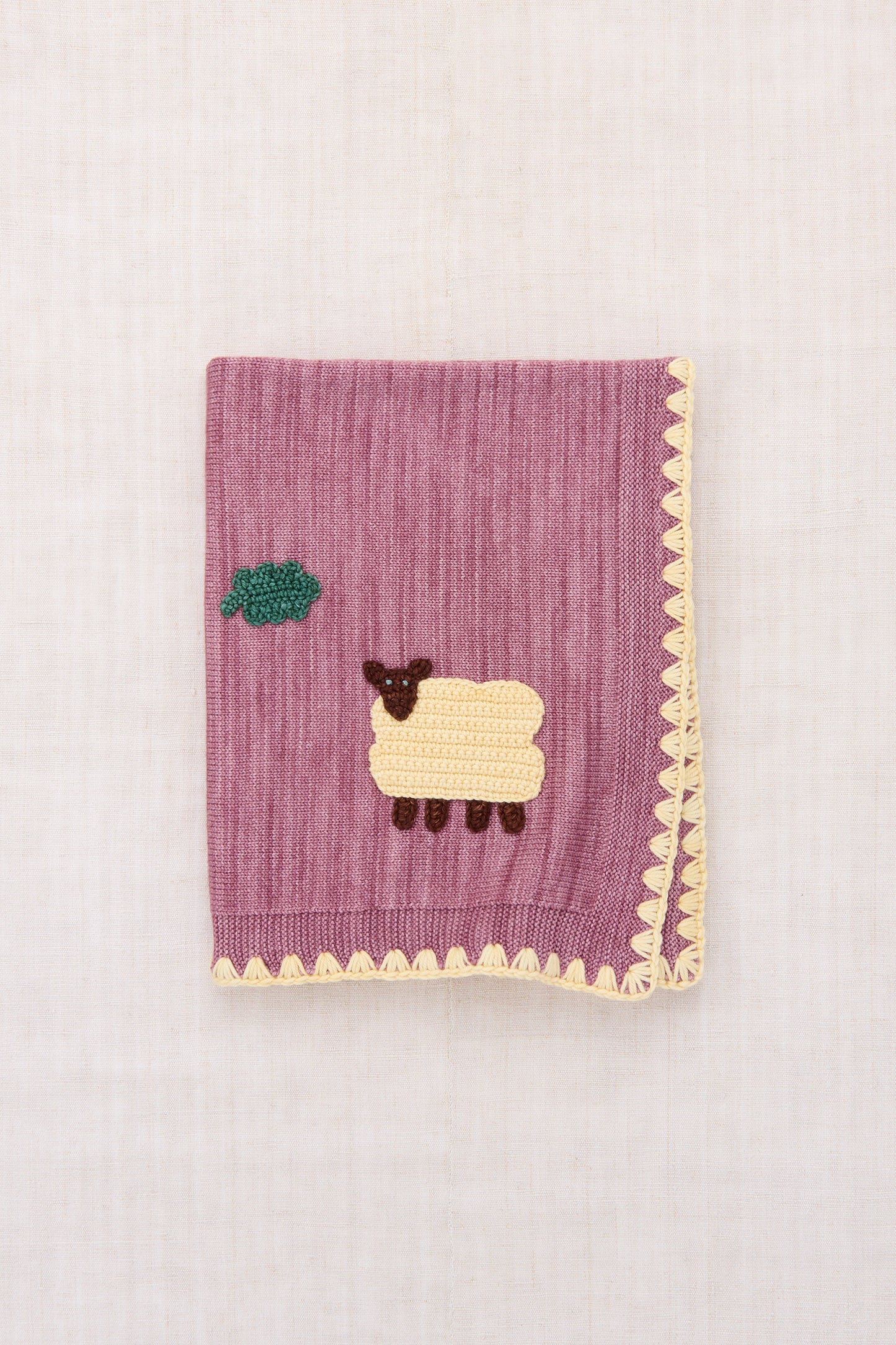 Baby Meadow Blanket - Antique Rose