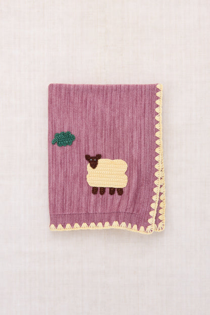 Baby Meadow Blanket - Antique Rose