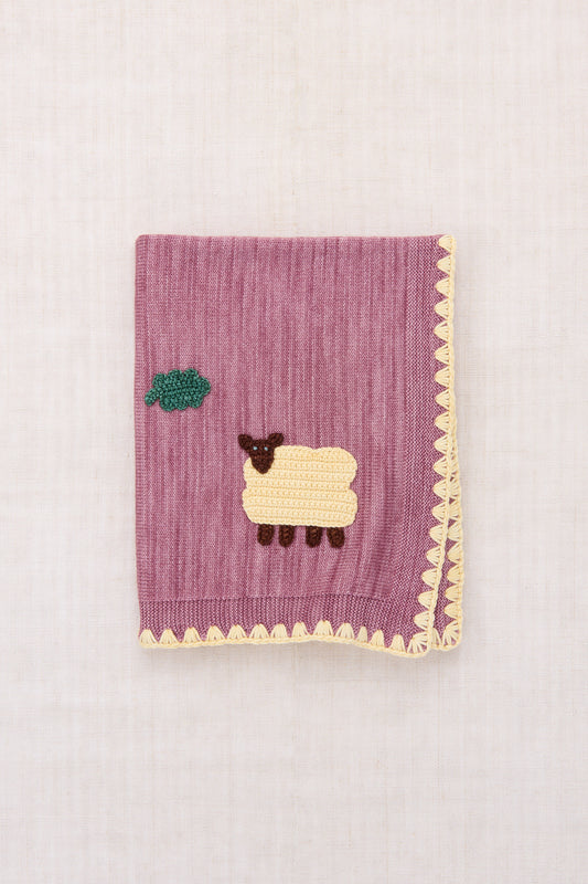 Baby Meadow Blanket - Antique Rose