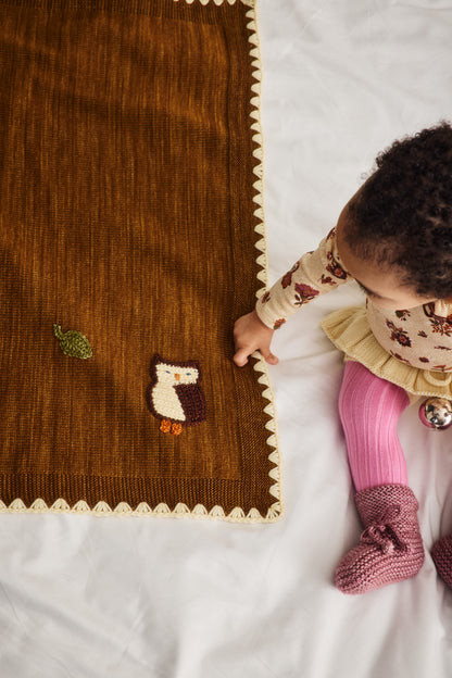 Baby Meadow Blanket - Nutmeg