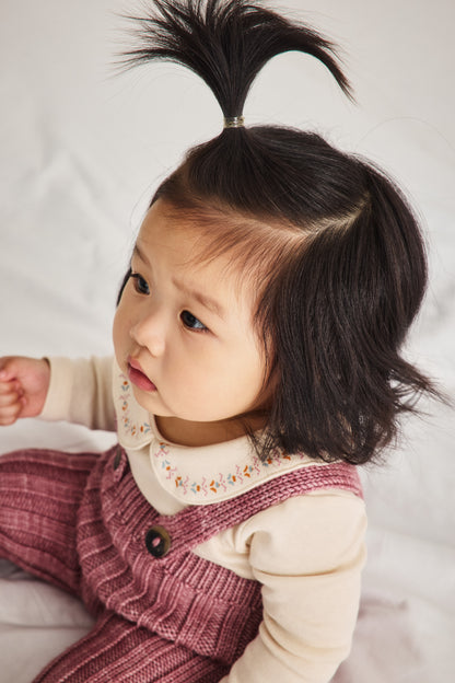 Baby Millefleurs Petit Collar Onesie - String