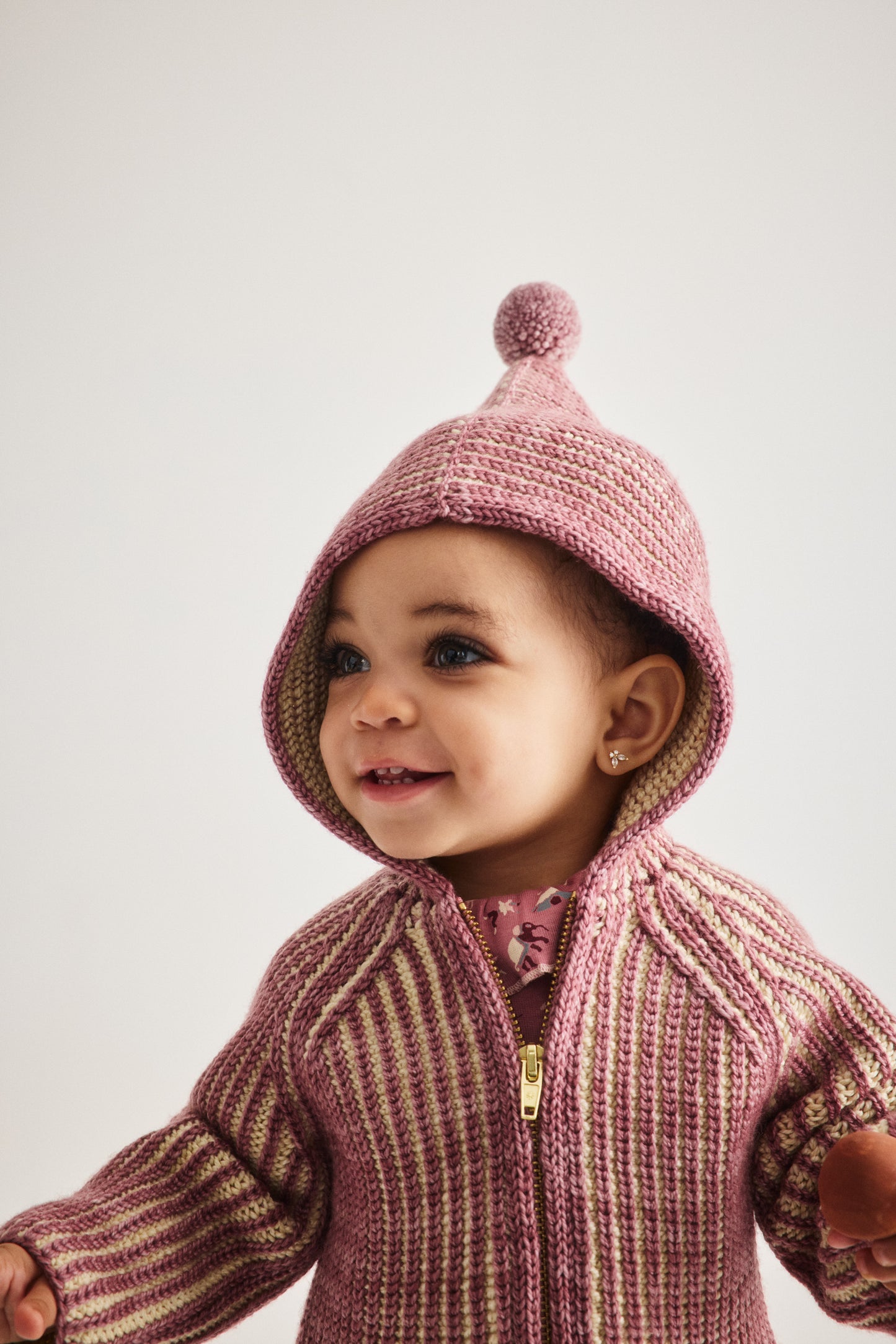 Baby North Wind Jacket - Antique Rose