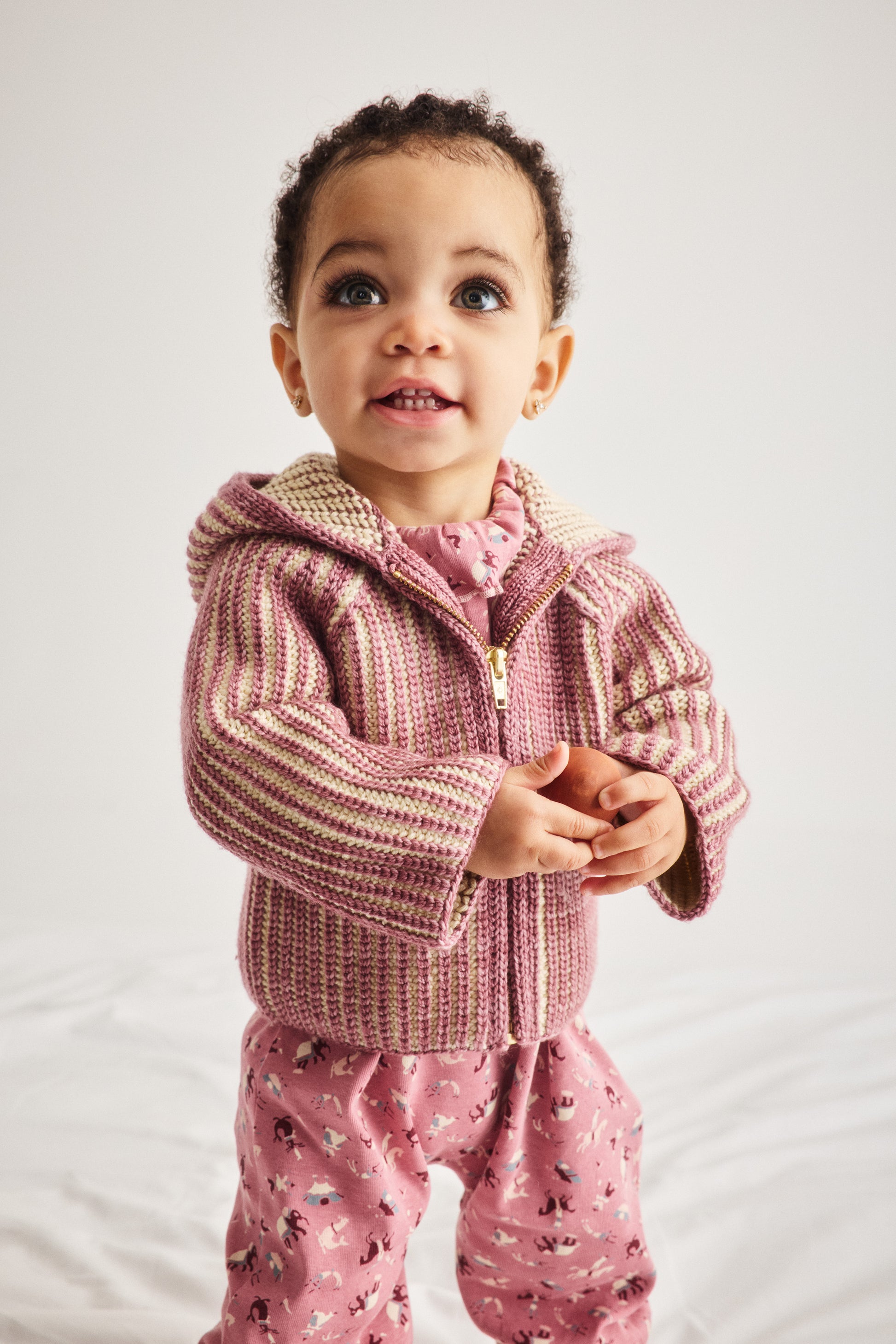 Baby North Wind Jacket - Antique Rose