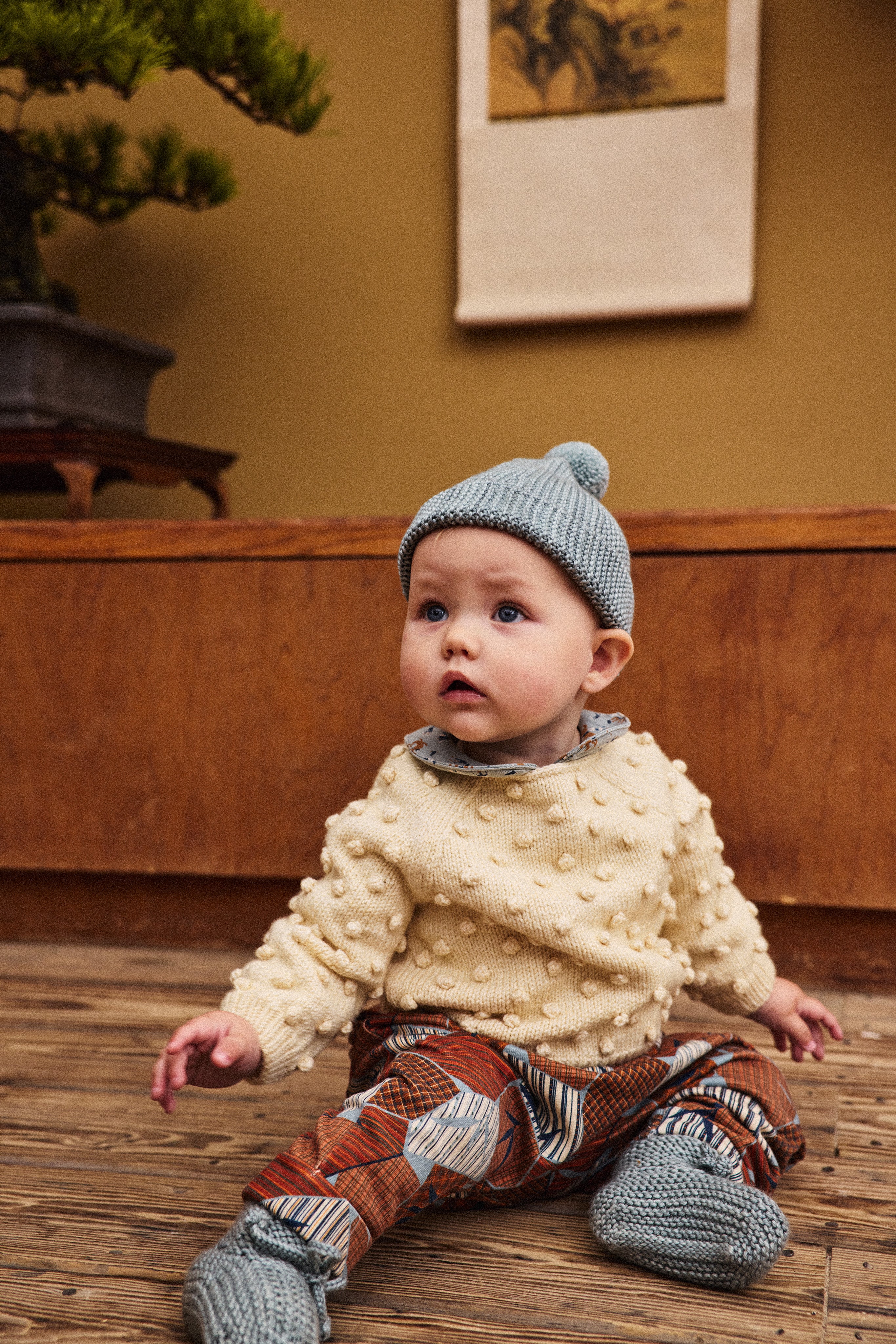 Baby Original Popcorn Sweater – Misha & Puff