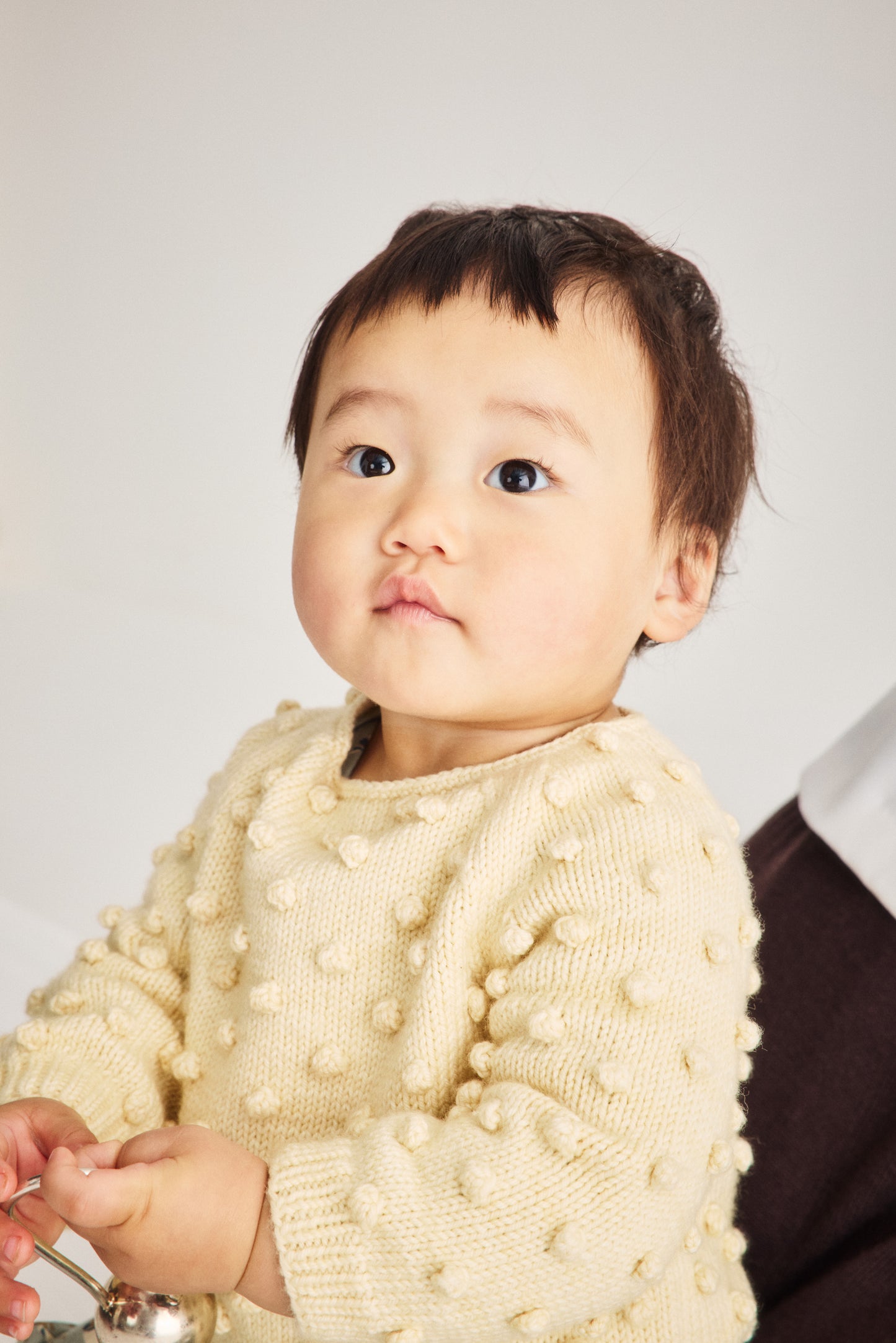 Baby Original Popcorn Sweater - Shortbread