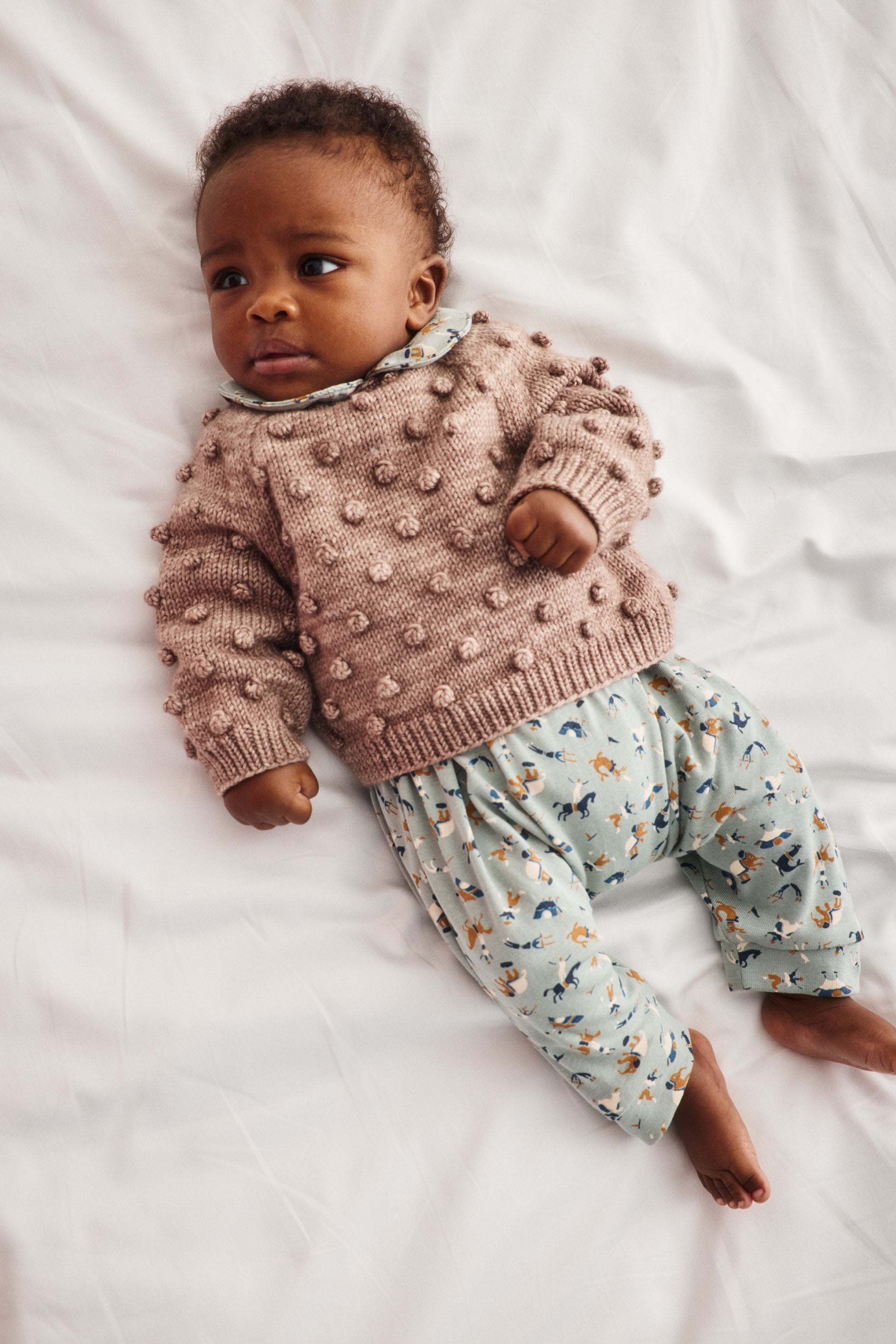 Baby Original Popcorn Sweater - Turtledove