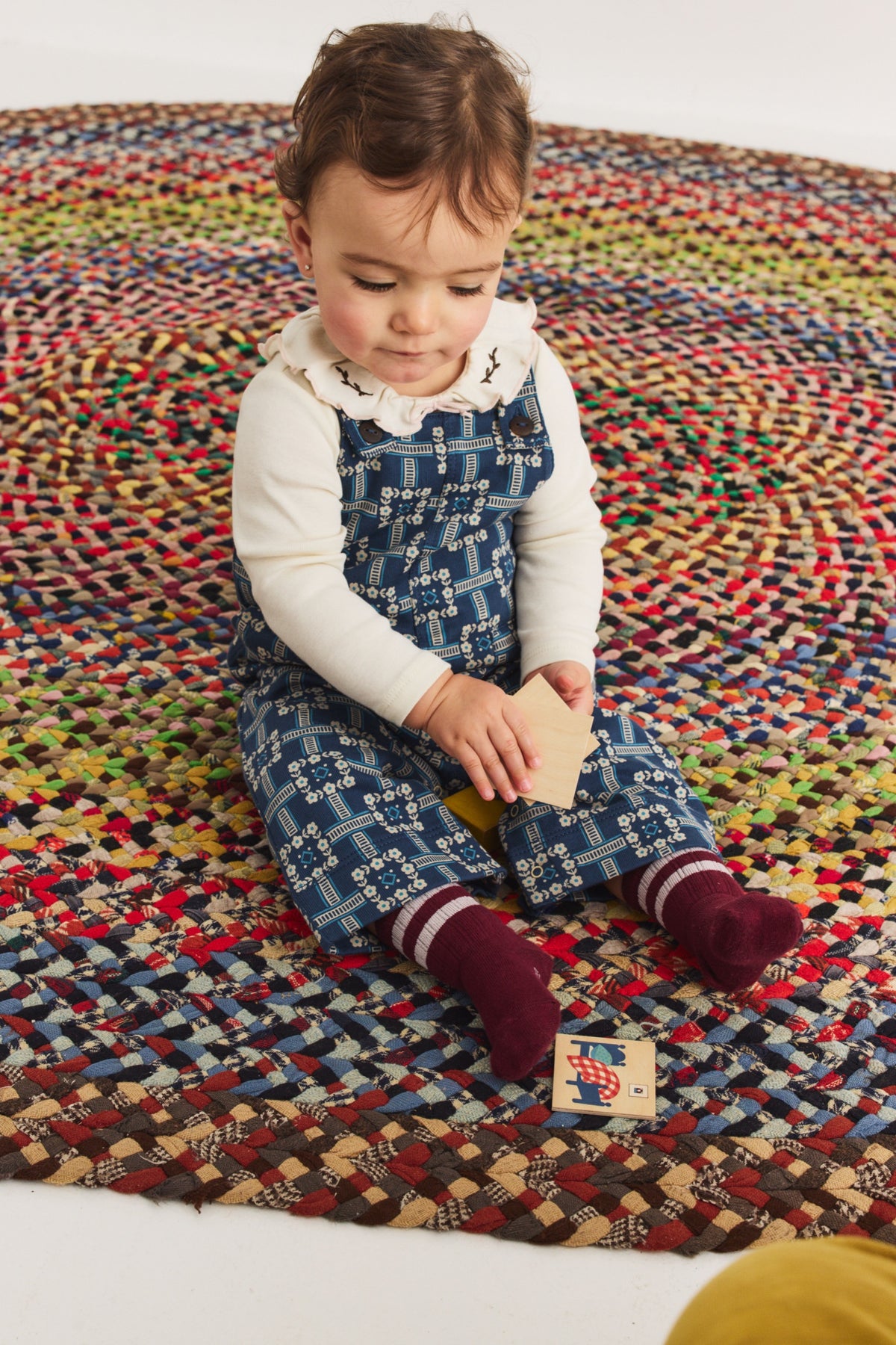 Baby Overall - Moonlight Railroad Floral