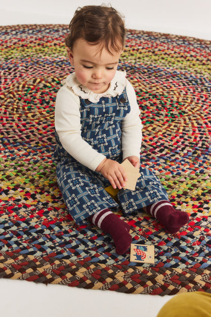 Baby Overall - Moonlight Railroad Floral