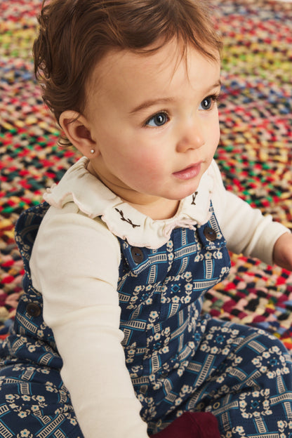 Baby Overall - Moonlight Railroad Floral