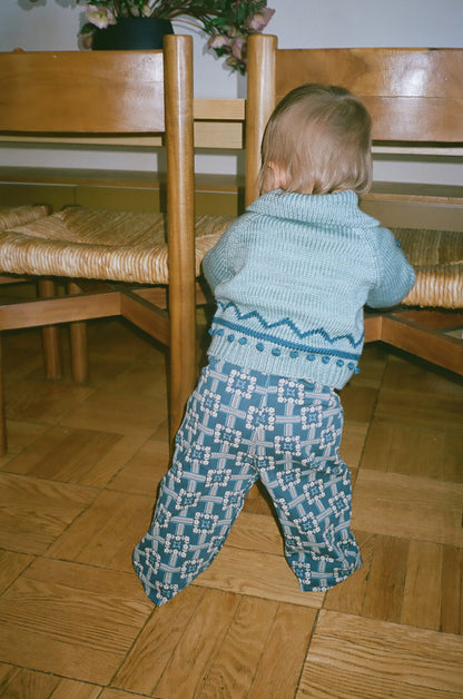 Baby Overall - Moonlight Railroad Floral