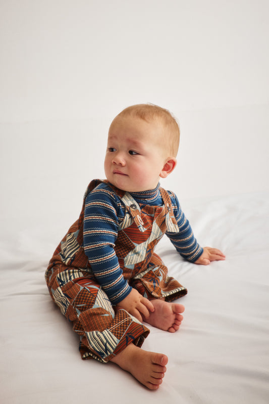 Baby Overall - Rose Gold Kyoto