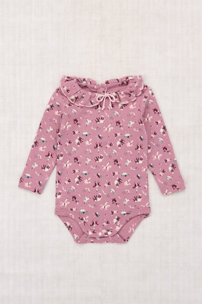 Baby Pattie Onesie - Antique Rose Circus
