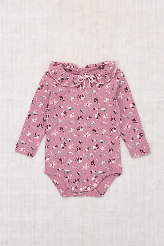Baby Pattie Onesie - Antique Rose Circus