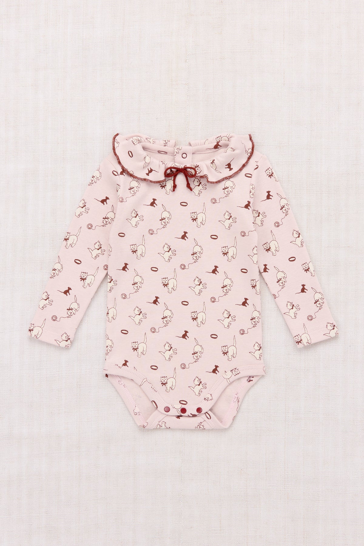 Baby Pattie Onesie - Candyfloss Cat & Mouse