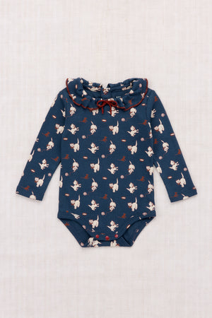 Baby Pattie Onesie - Moonlight Cat & Mouse