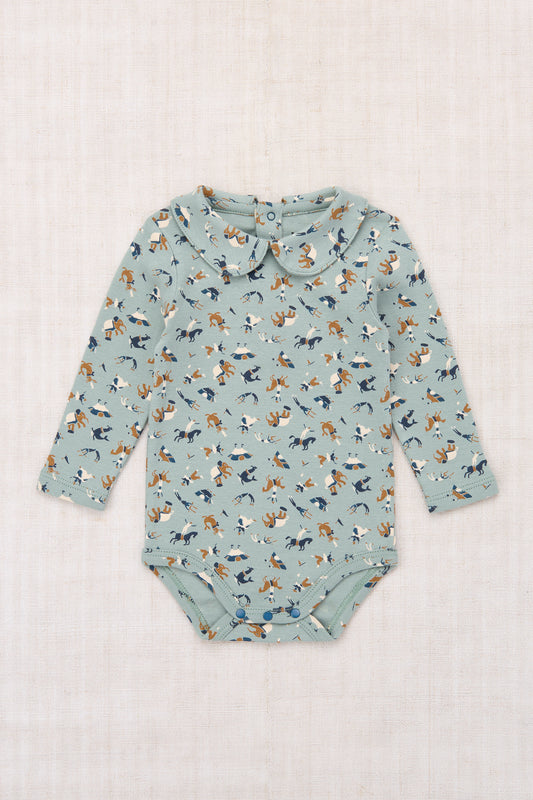 Baby Petit Collar Onesie - Onsen Circus