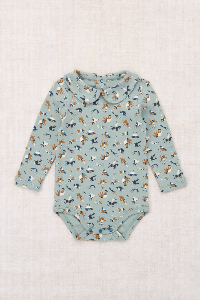 Baby Petit Collar Onesie - Onsen Circus