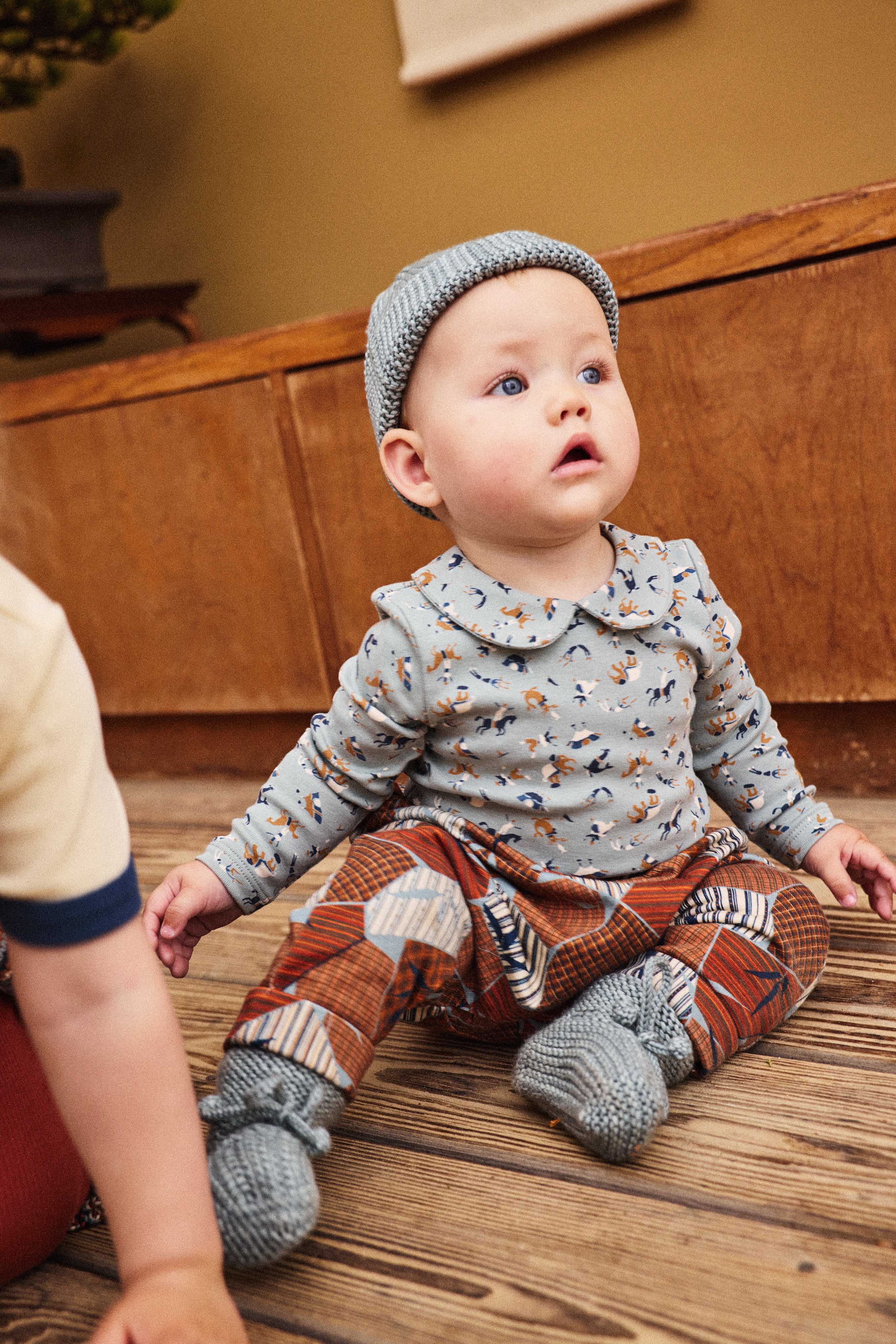 Baby Petit Collar Onesie – Misha & Puff