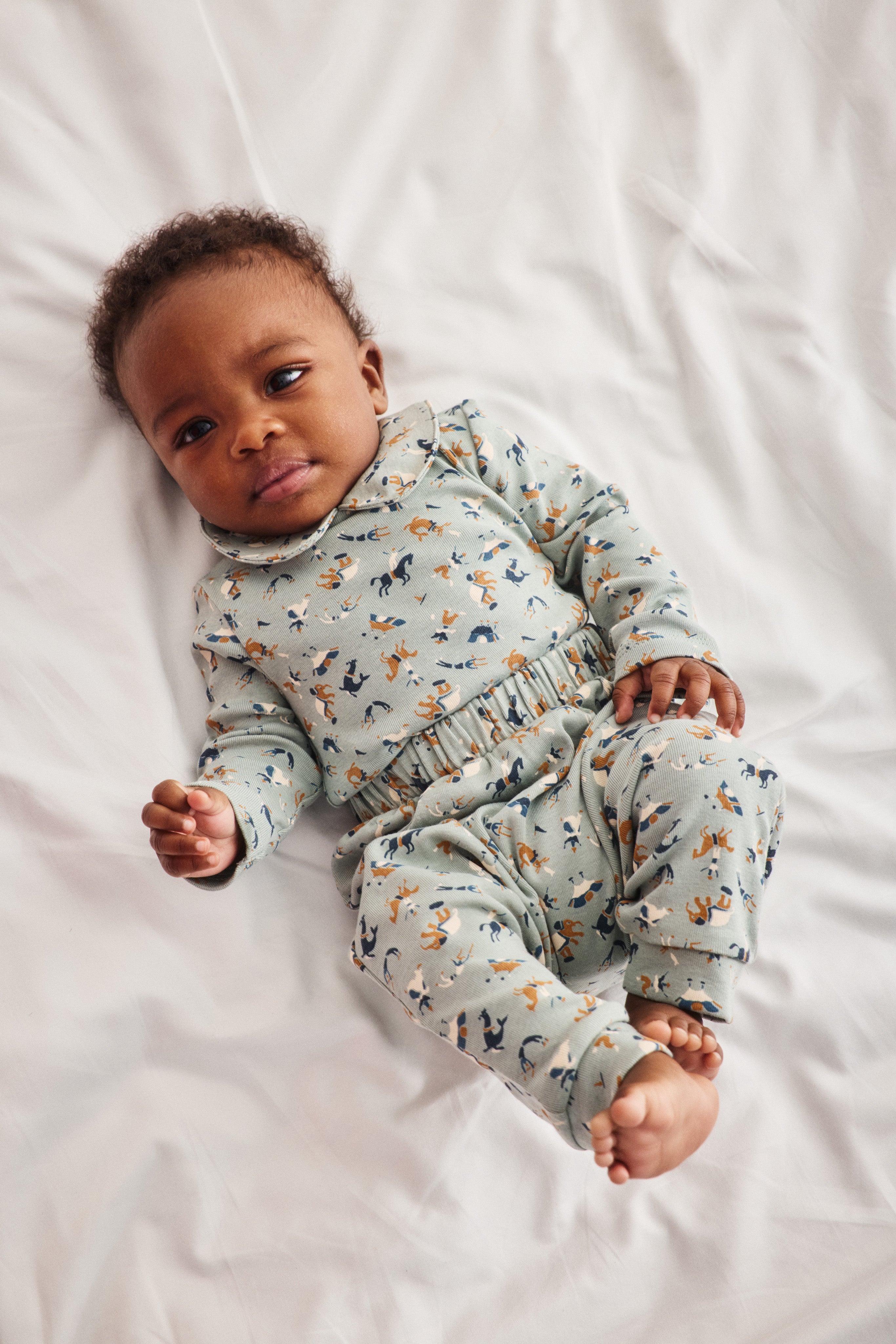 Baby Petit Collar Onesie – Misha & Puff