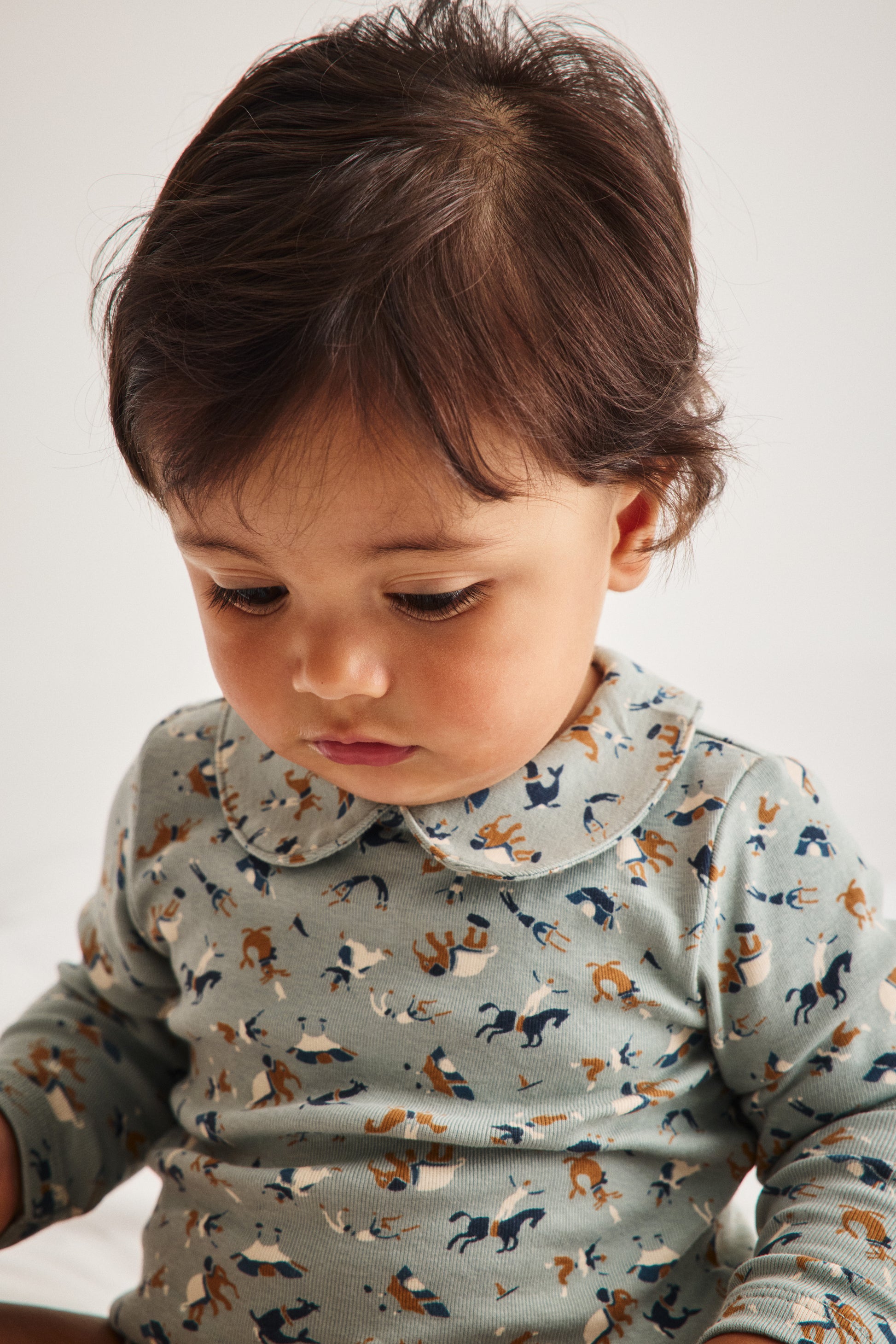 Baby Petit Collar Onesie - Onsen Circus