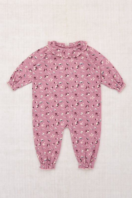 Baby Pierrot Onesie - Antique Rose Circus
