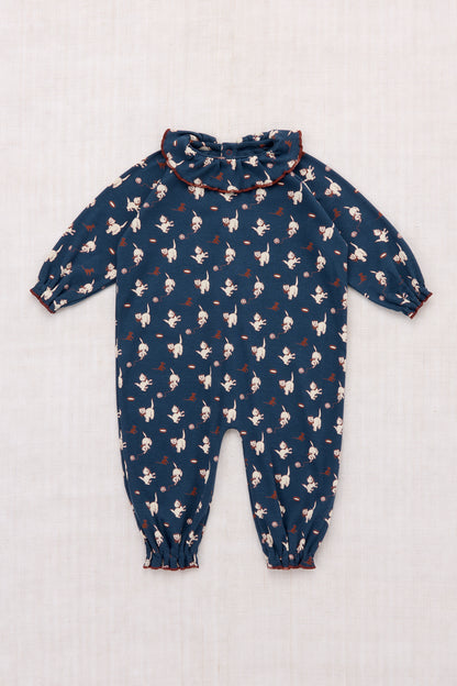 Baby Pierrot Onesie - Moonlight Cat & Mouse