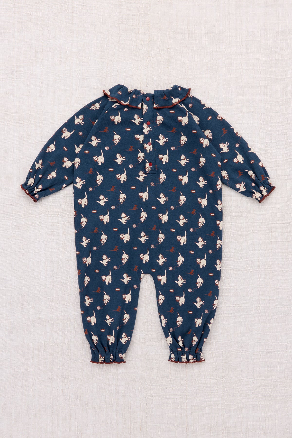 Baby Pierrot Onesie - Moonlight Cat & Mouse