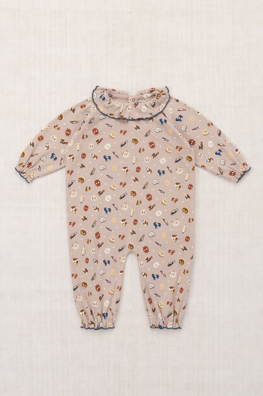 Baby Pierrot Onesie - Turtledove Petite Forêt