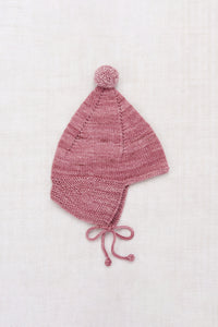 Baby Pointy Peak Hat - Antique Rose
