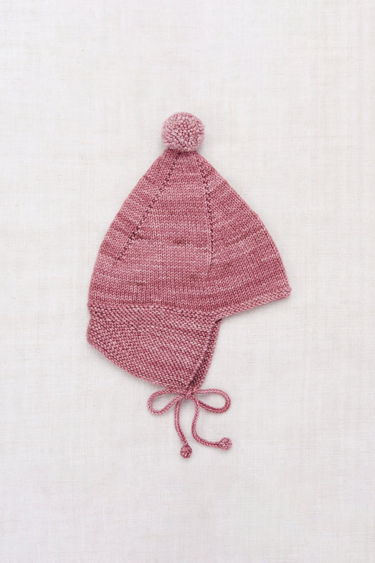 Baby Pointy Peak Hat - Antique Rose