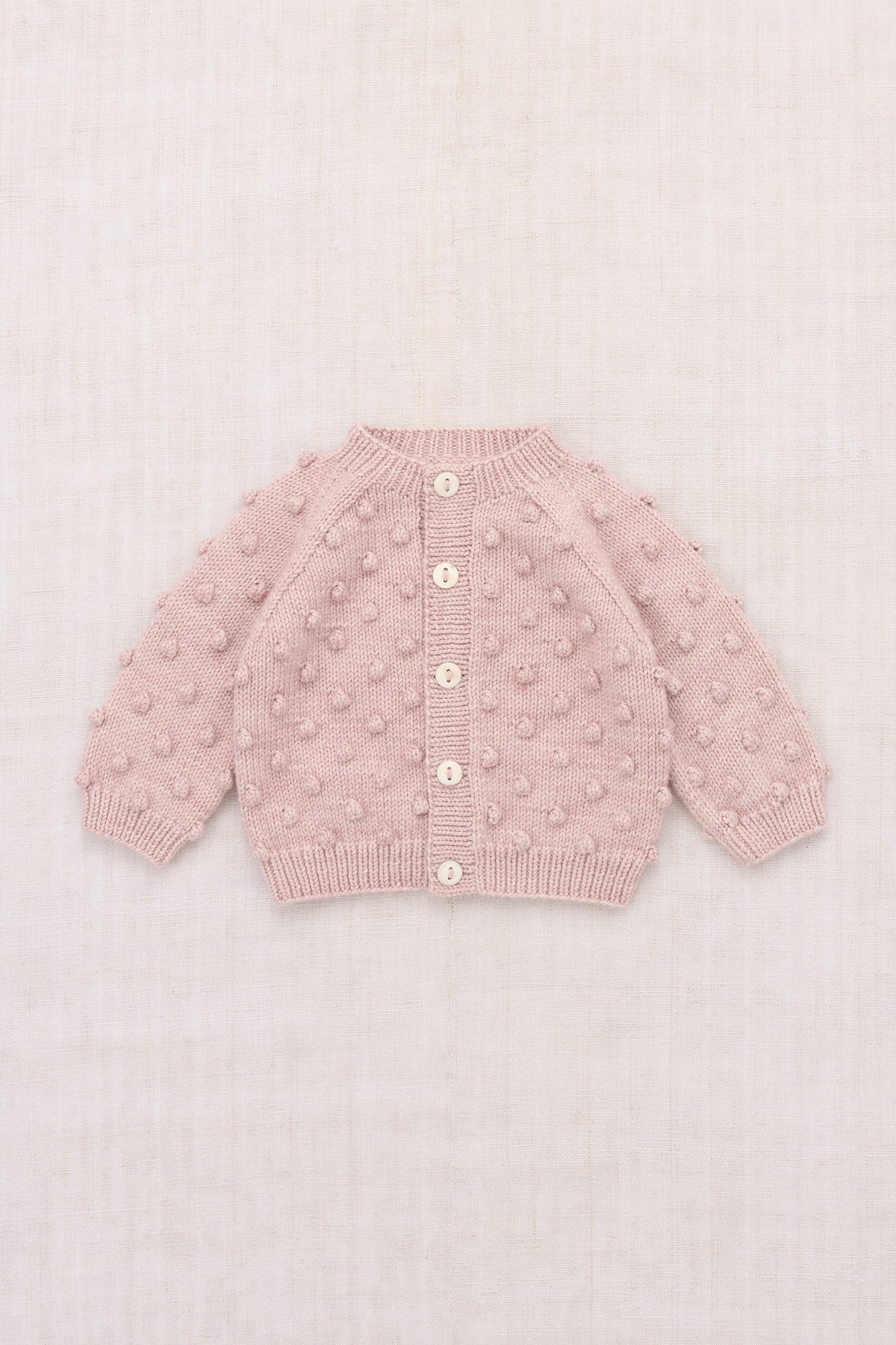 Baby Popcorn Cardigan - Candyfloss