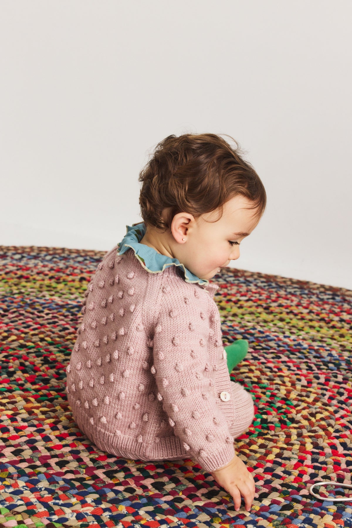 Baby Popcorn Cardigan - Candyfloss