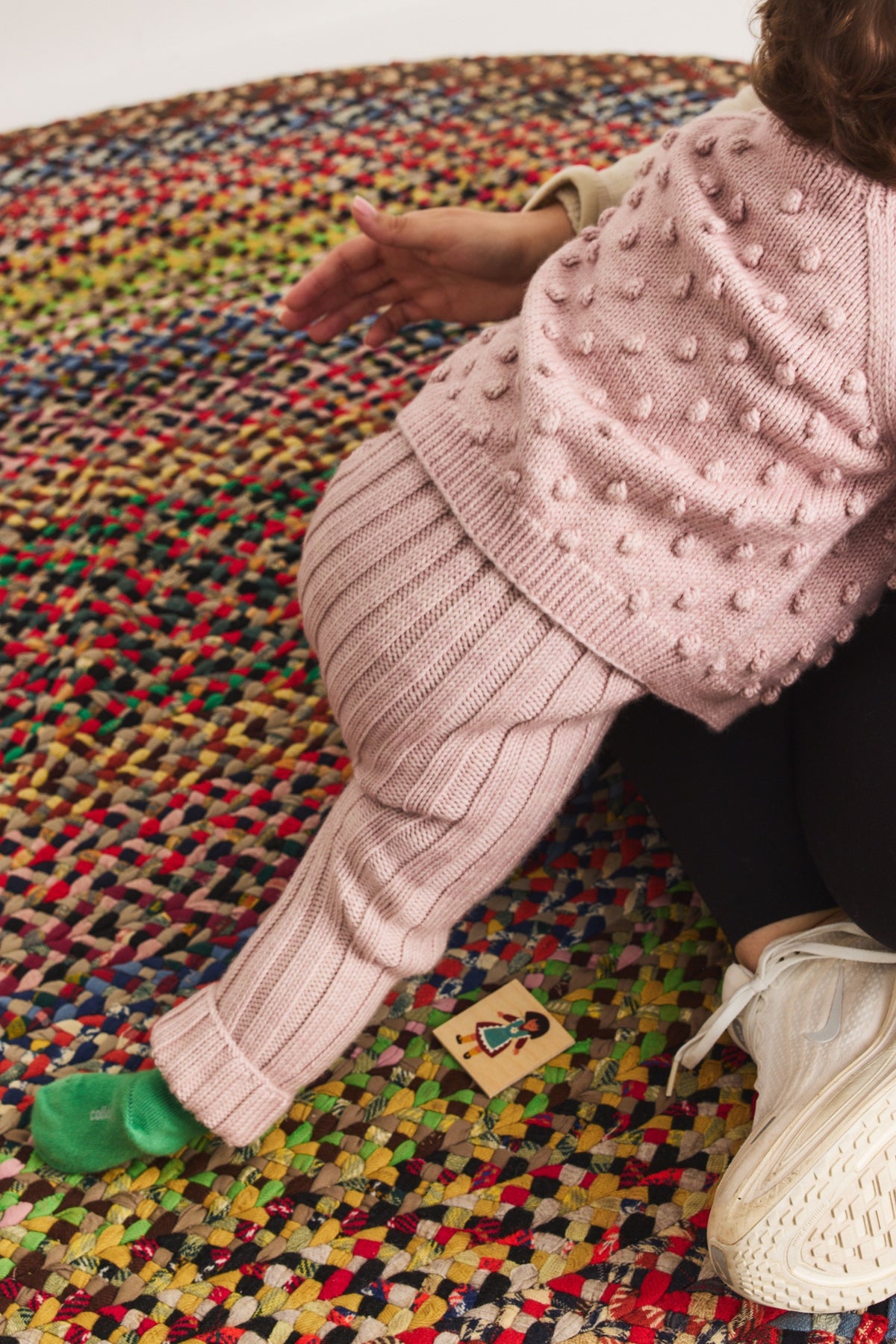 Baby Popcorn Cardigan - Candyfloss
