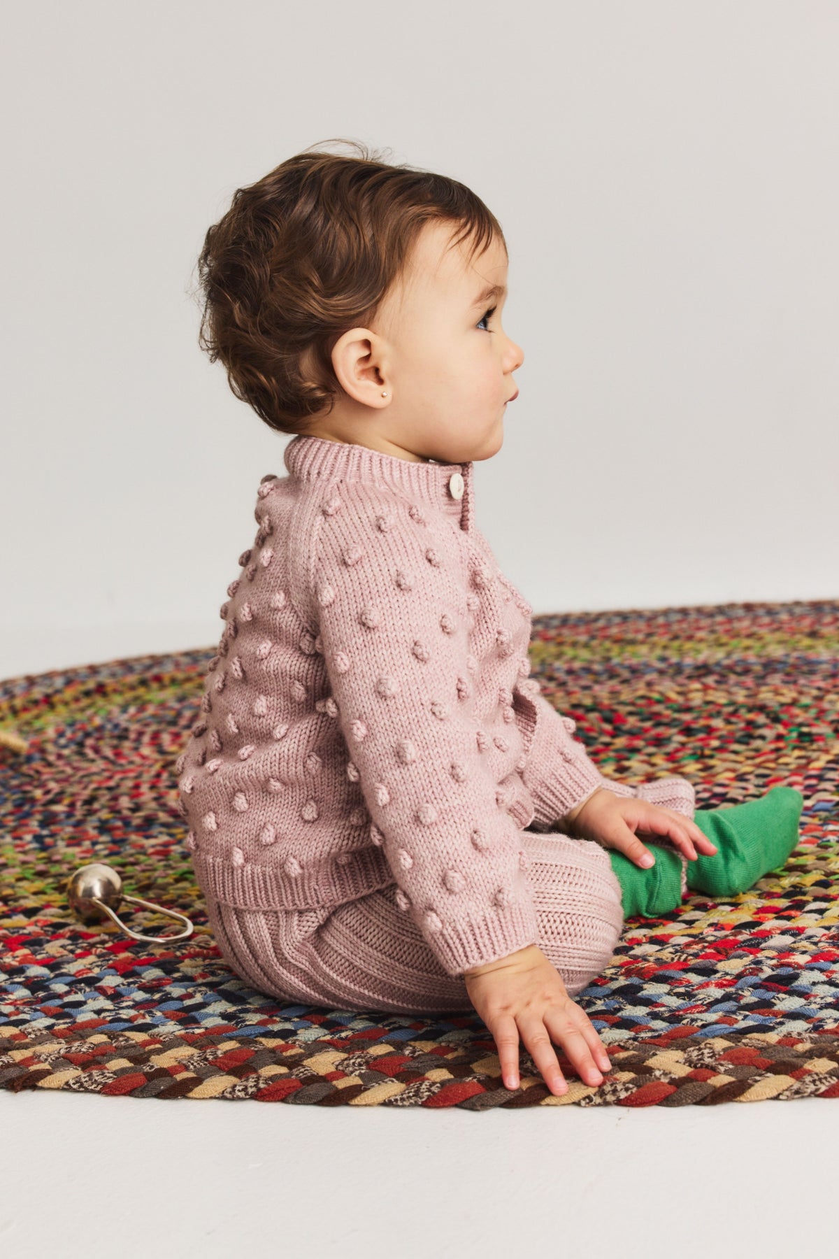 Baby Popcorn Cardigan - Candyfloss