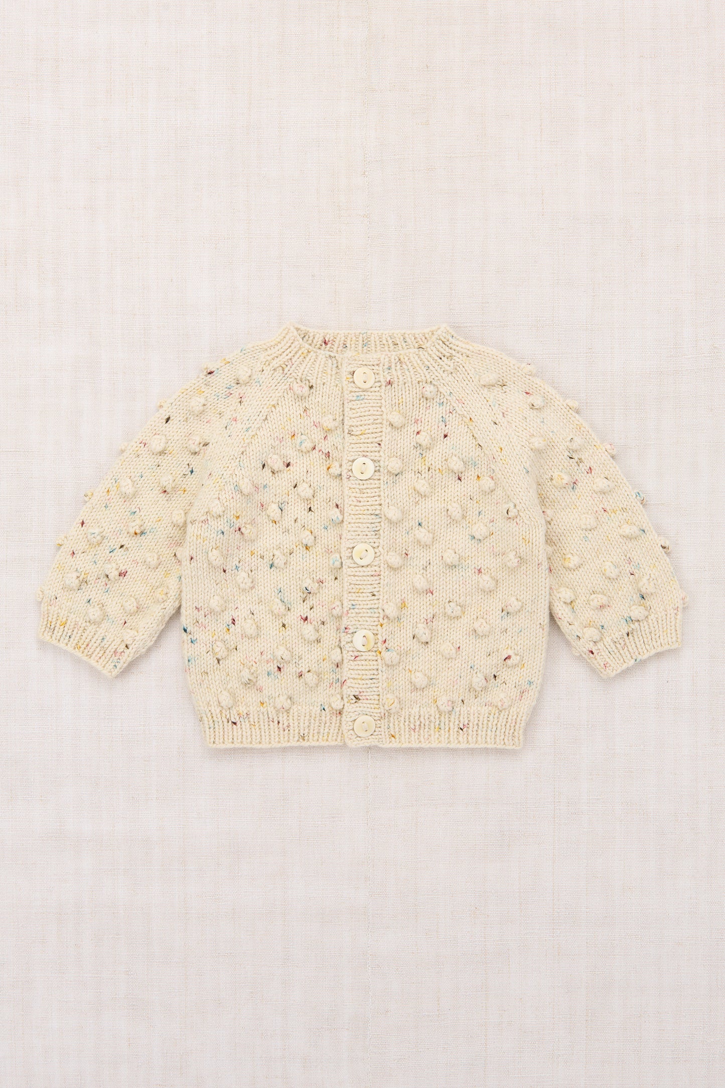 Baby Popcorn Cardigan - Snowglobe Confetti