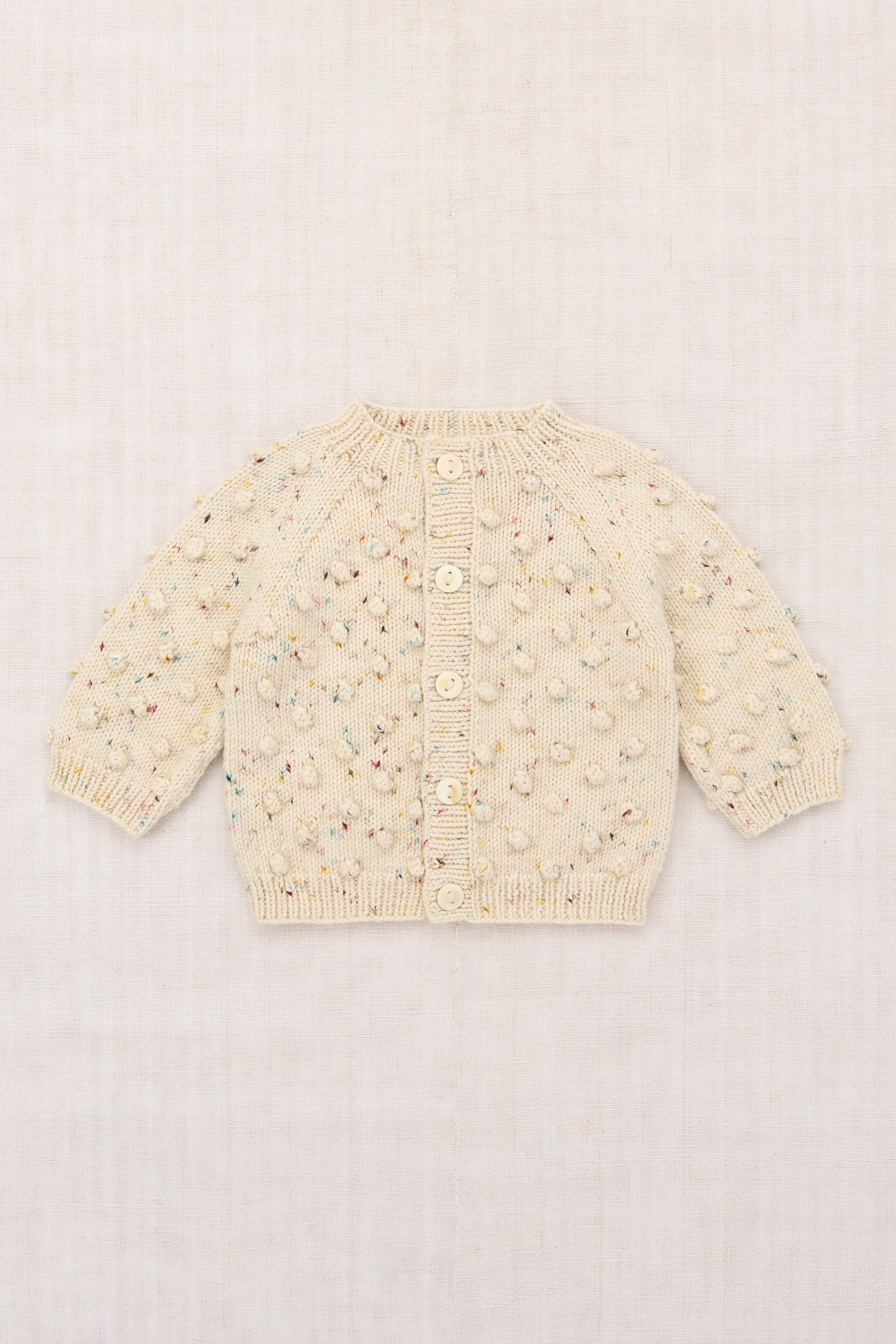 Baby Popcorn Cardigan - Snowglobe Confetti