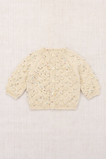 Baby Popcorn Cardigan - Snowglobe Confetti