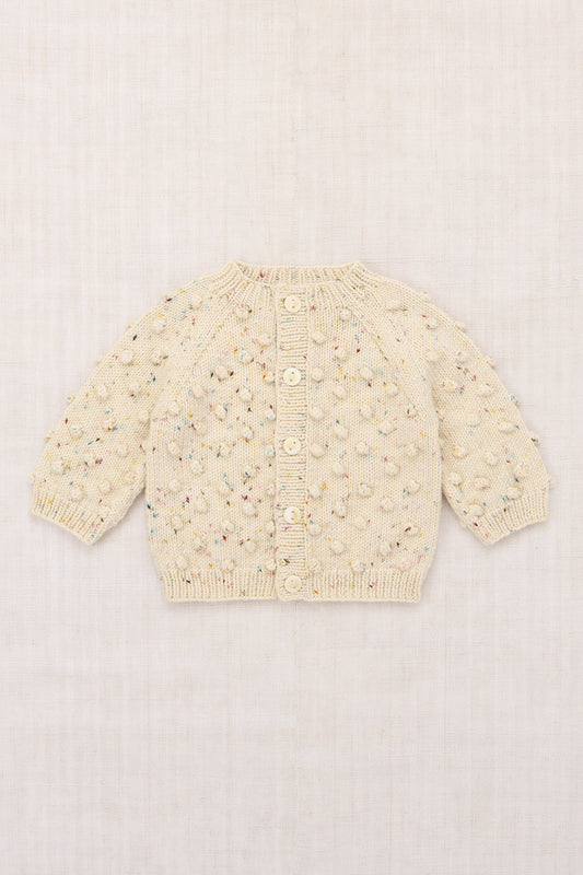 Baby Popcorn Cardigan - Snowglobe Confetti