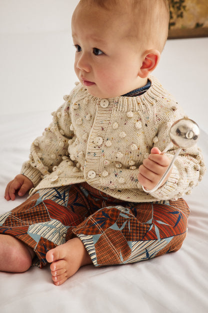 Baby Popcorn Cardigan - Snowglobe Confetti