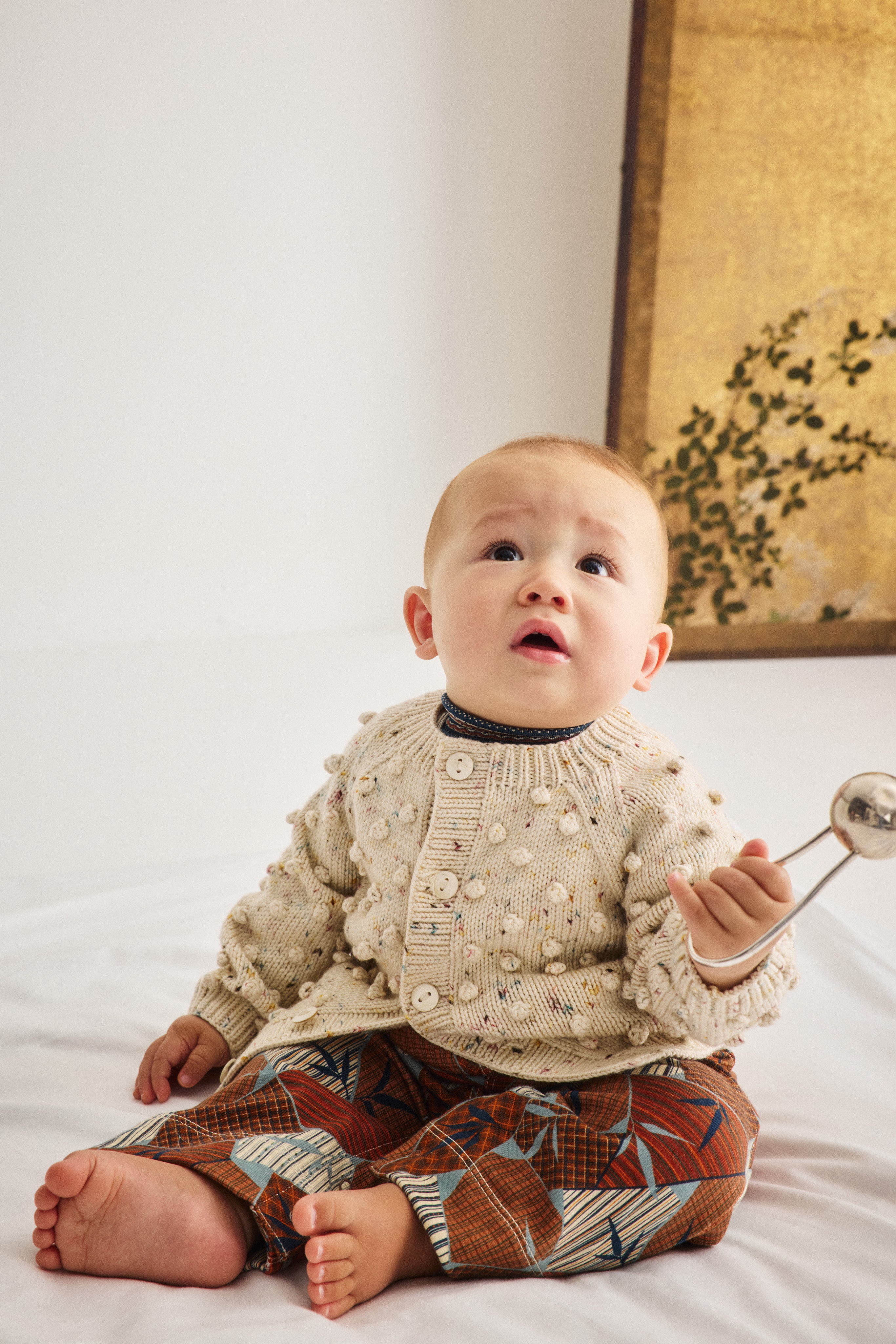 Baby Popcorn Cardigan – Misha & Puff