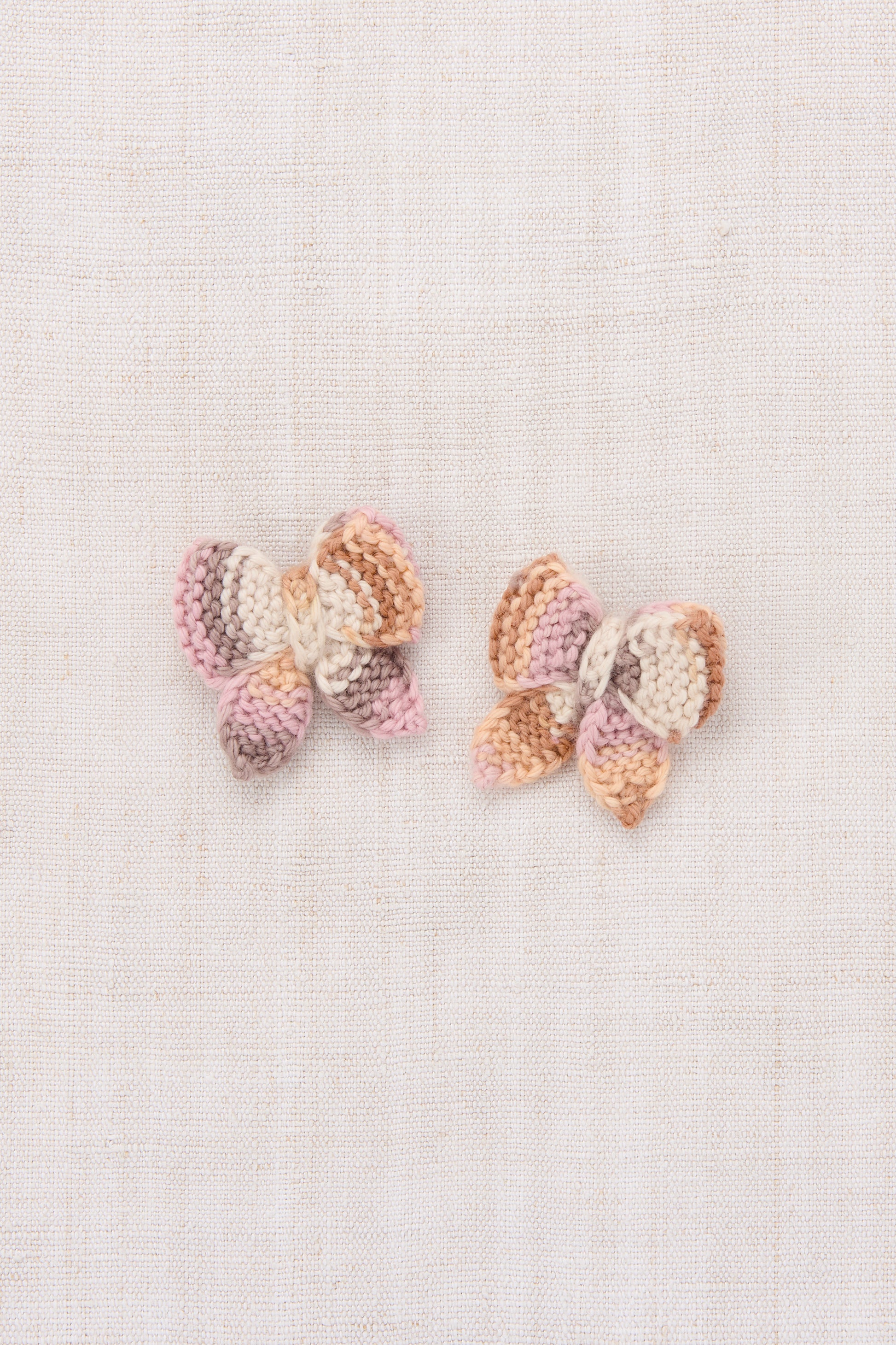 Baby Puff Bow Set - Mochi Space Dye