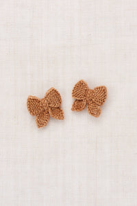 Baby Puff Bow Set - Rose Gold