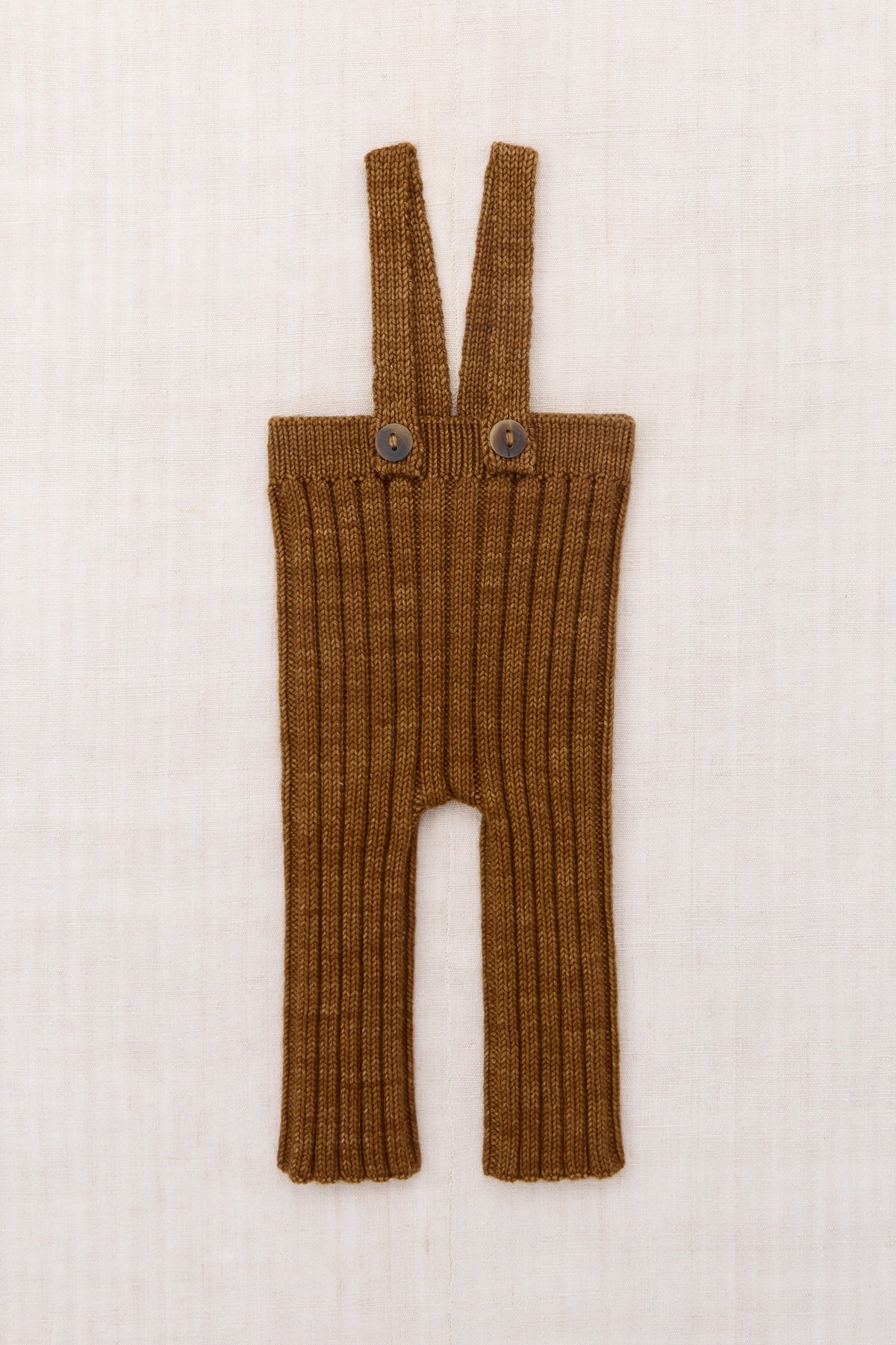 Baby Rib Longies - Acorn