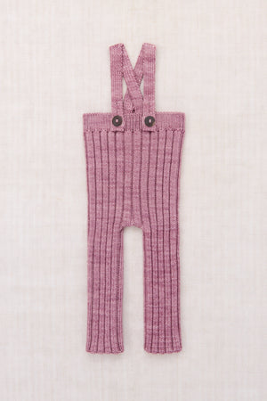 Baby Rib Longies - Antique Rose