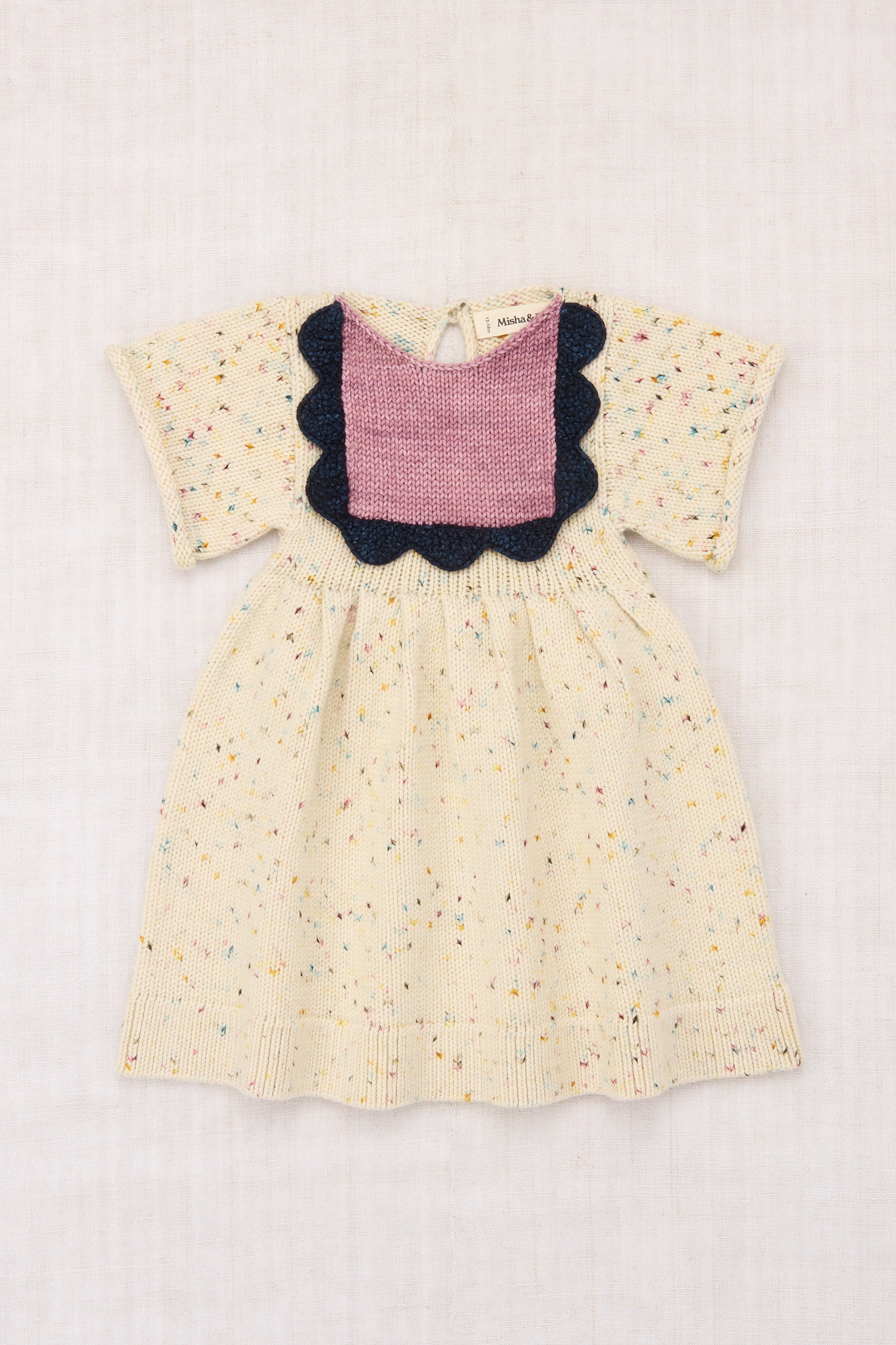 Baby Scallop Bib Dress – Misha & Puff