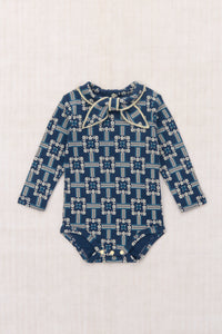 Baby Scout Onesie - Moonlight Railroad Floral