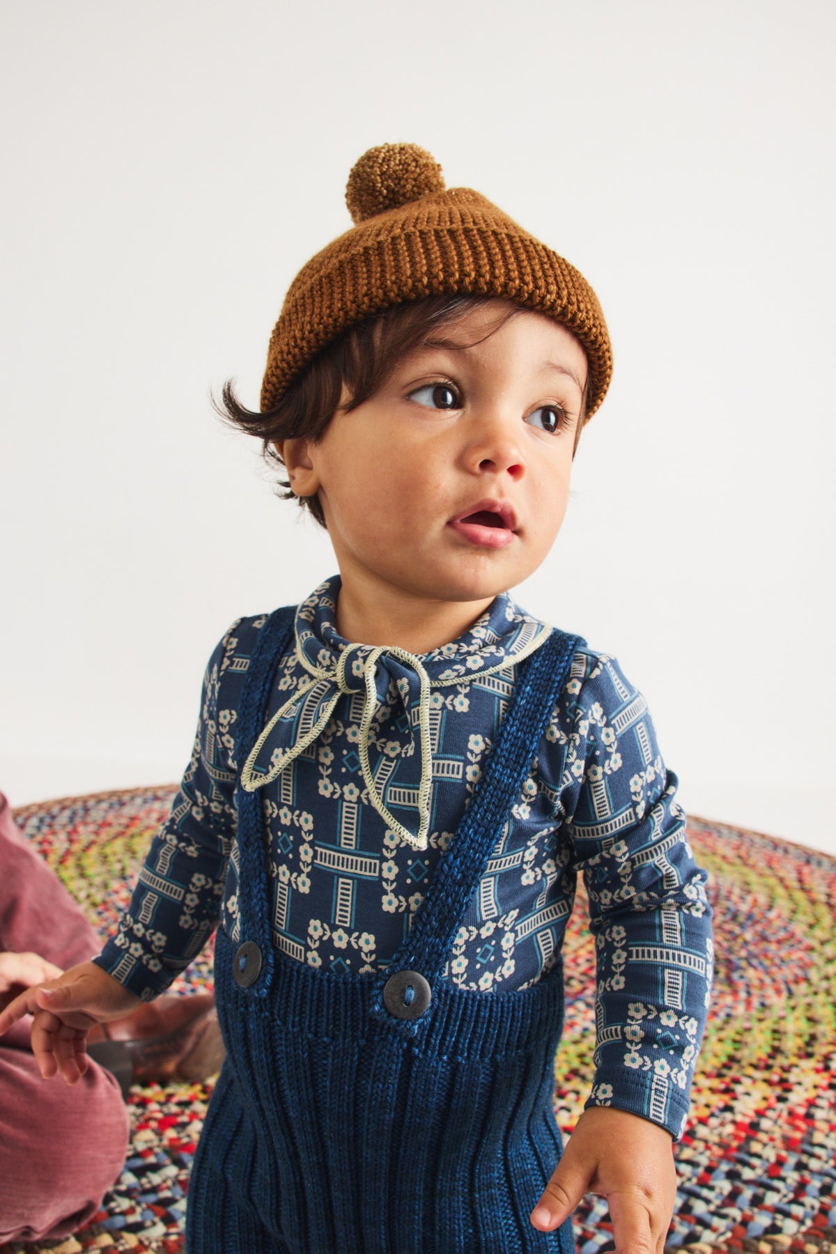Baby Scout Onesie - Moonlight Railroad Floral