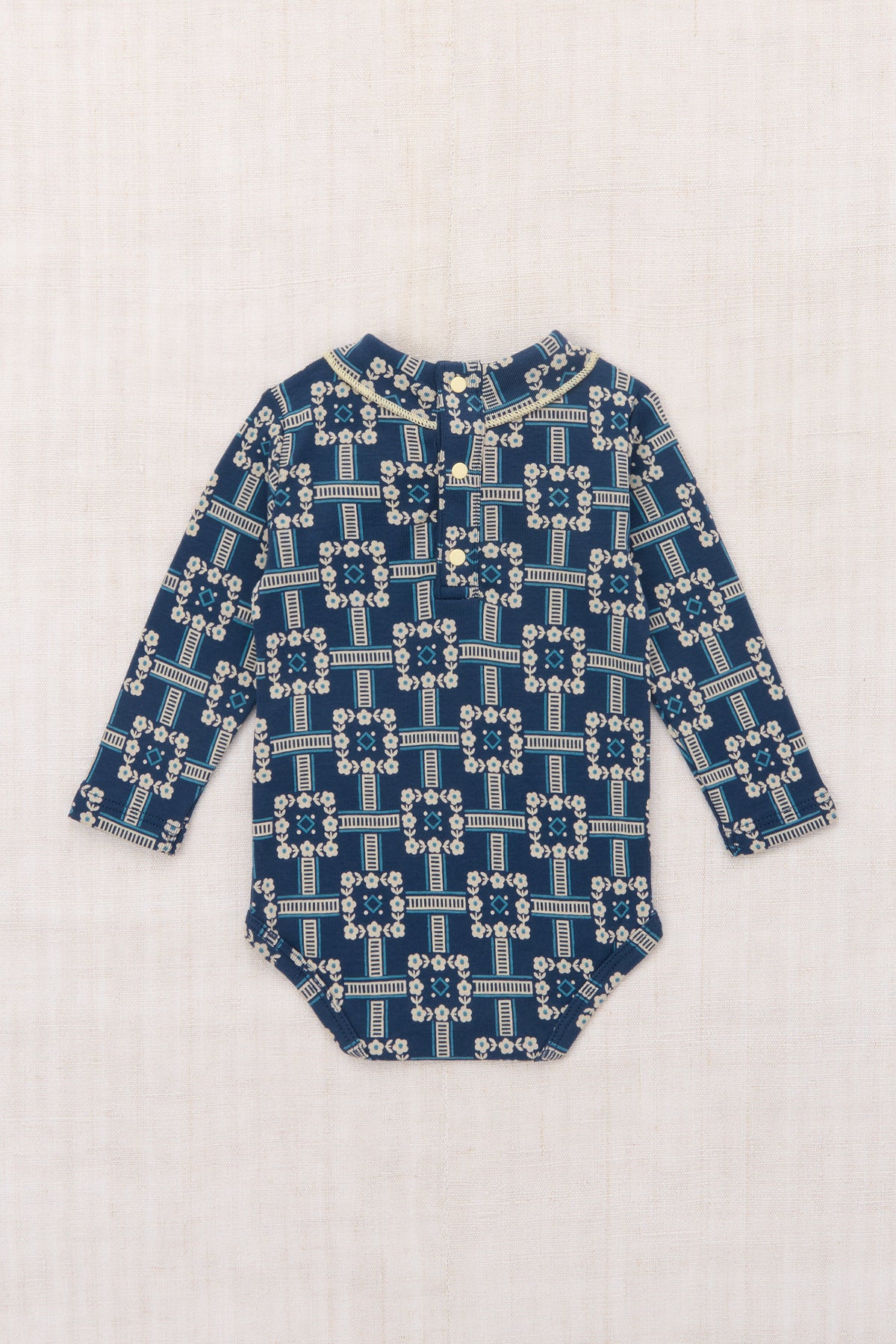 Baby Scout Onesie - Moonlight Railroad Floral