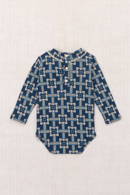 Baby Scout Onesie - Moonlight Railroad Floral